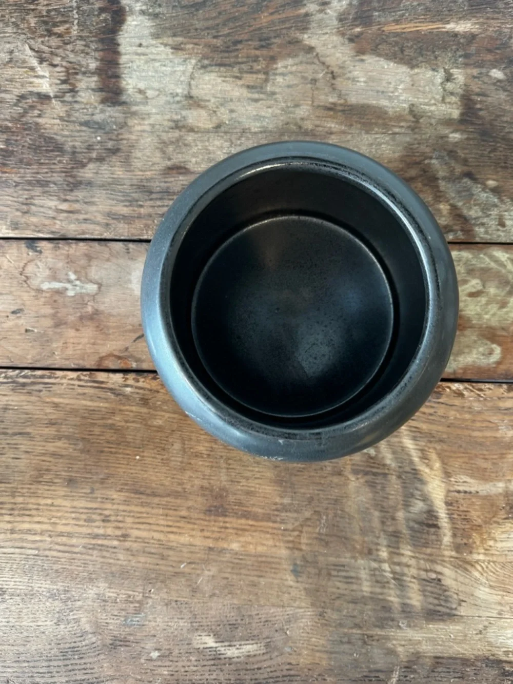 Project 62 Stoneware Tilley Food Storage Canister in Charcoal Gray